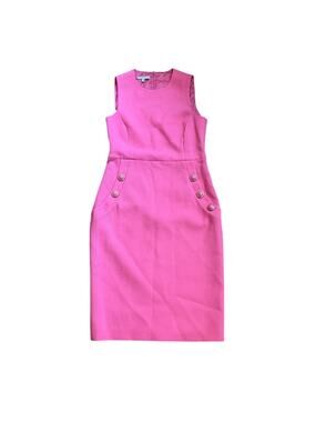 Michael Kors Collection Pink Cotton Sleeveless Dress